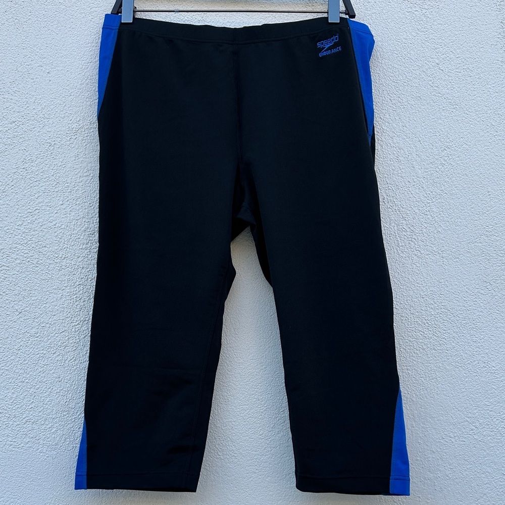 Speedo Endurance Women’s  Blk/Sapphire Capri Swim Pants